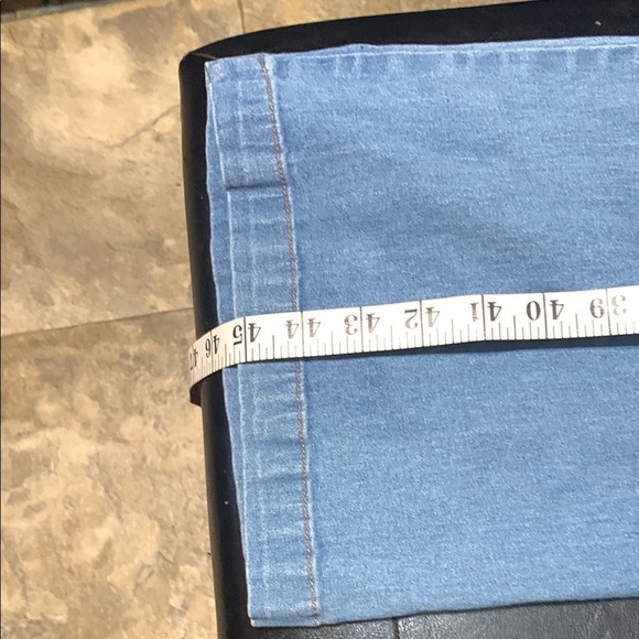 Blue Denim Jumpsuit - Picture 13 of 14